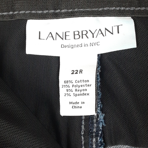 Lane Bryant High Rise Dark Wash Jean w/ Tighter Tummy Technology Waist Band - Picture 9 of 10